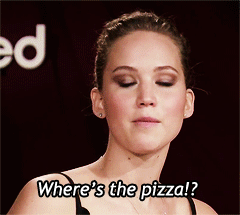 Jennifer Lawrence Pizza GIF