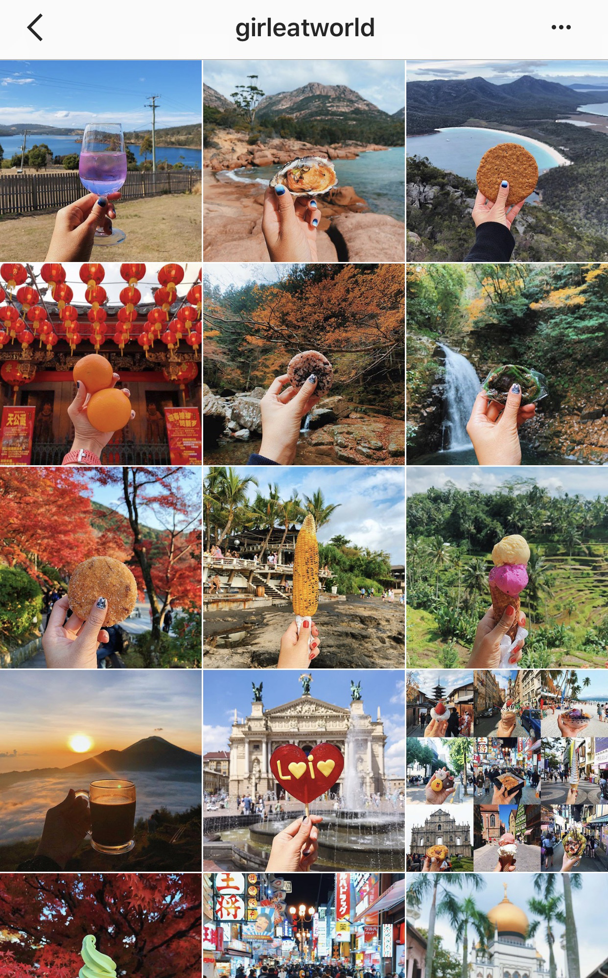 Food Travel Instagram Influencer 
