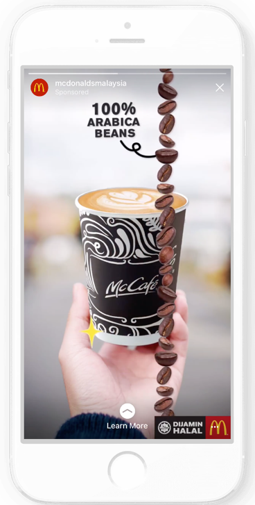 Instagram Story Ads McDonalds 