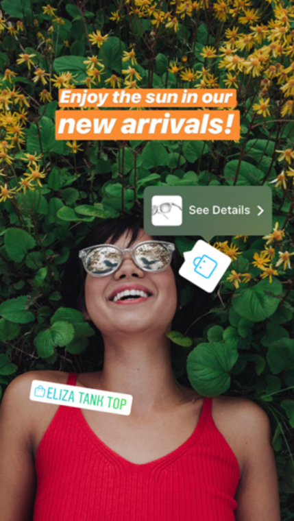 Shoppable Tags Instagram Example